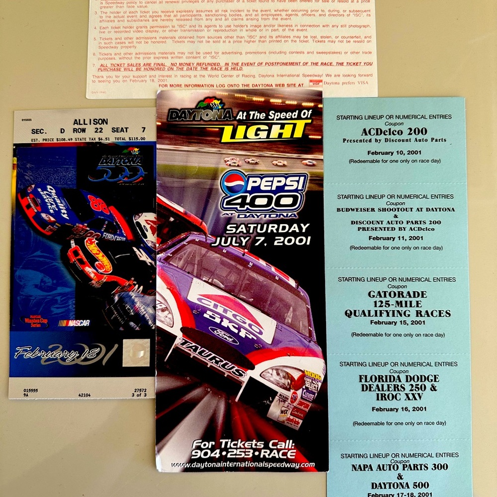 Dale Earnhardt final race collection